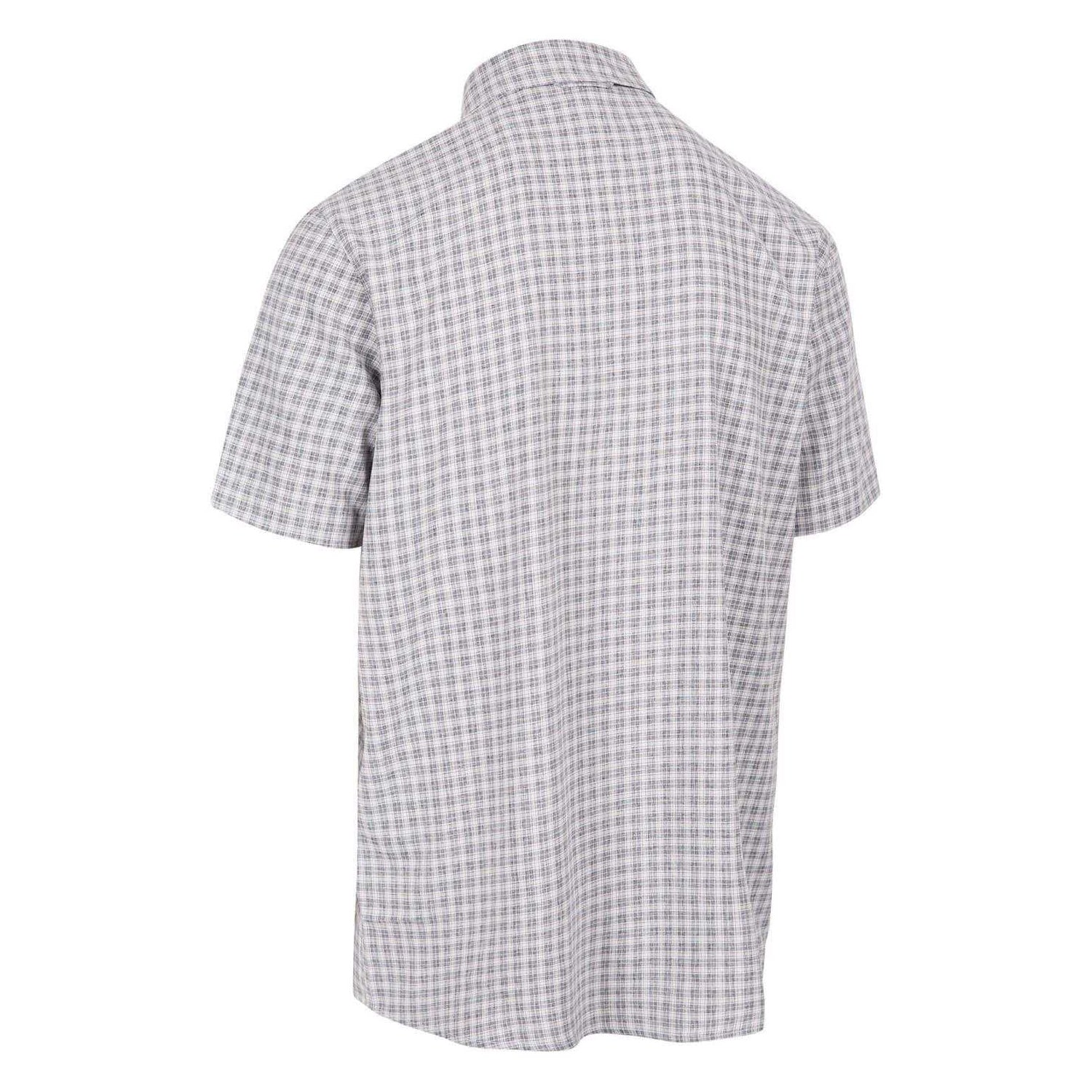White - Back - Trespass Mens Gilcrux Short-Sleeved Shirt