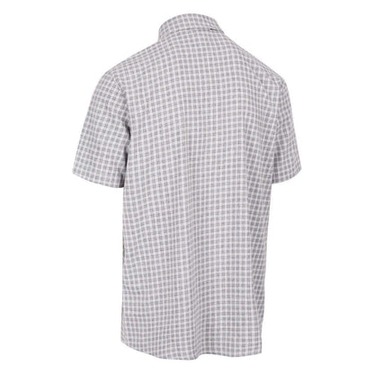 White - Back - Trespass Mens Gilcrux Short-Sleeved Shirt
