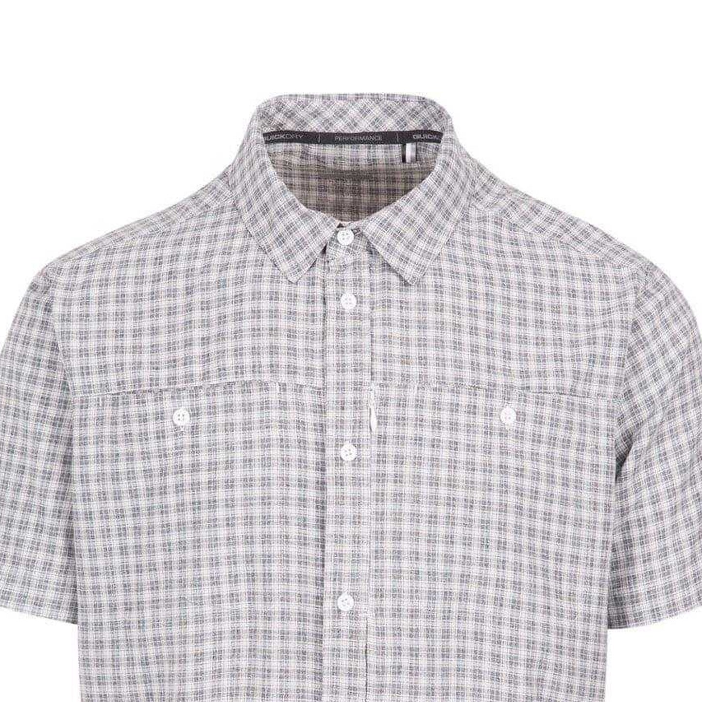 White - Side - Trespass Mens Gilcrux Short-Sleeved Shirt