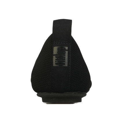 Black - Back - Fit Flop Womens-Ladies Knitted Pumps