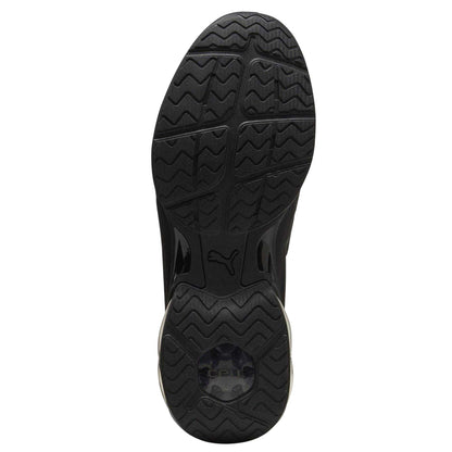 Triple Black - Back - Puma Mens Meza Logo Trainers