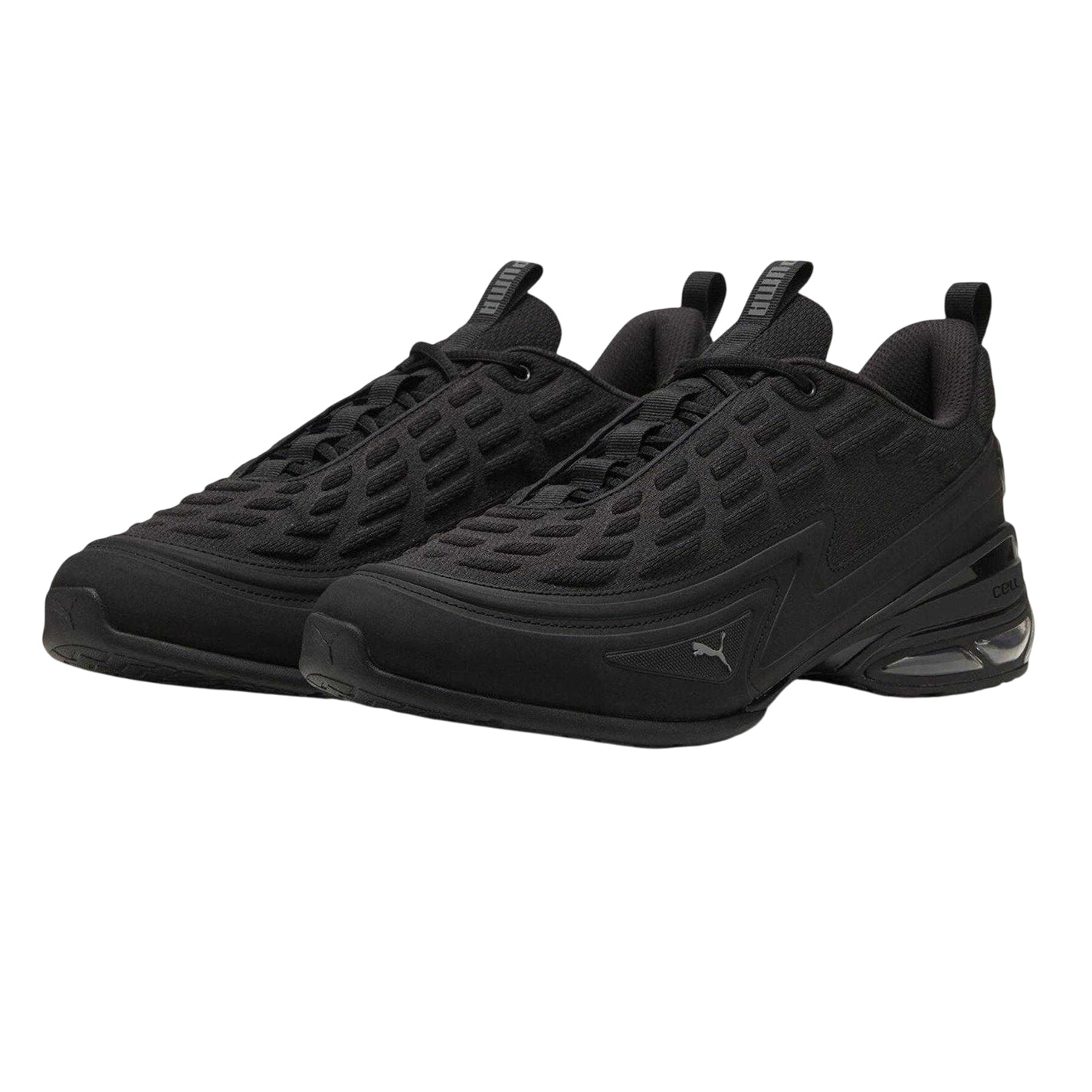 Triple Black - Lifestyle - Puma Mens Meza Logo Trainers