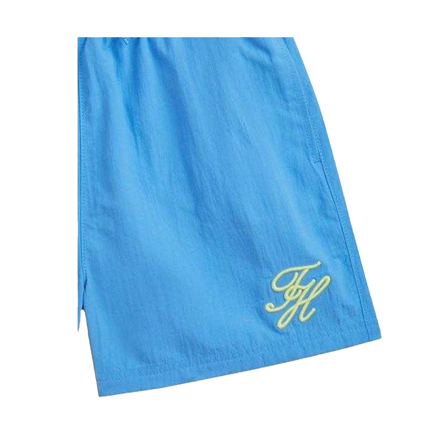 Blue - Side - Tommy Hilfiger Childrens-Kids Swim Shorts