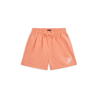 Dusk Orange - Front - Tommy Hilfiger Childrens-Kids Swim Shorts
