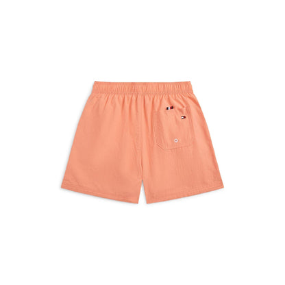 Dusk Orange - Back - Tommy Hilfiger Childrens-Kids Swim Shorts