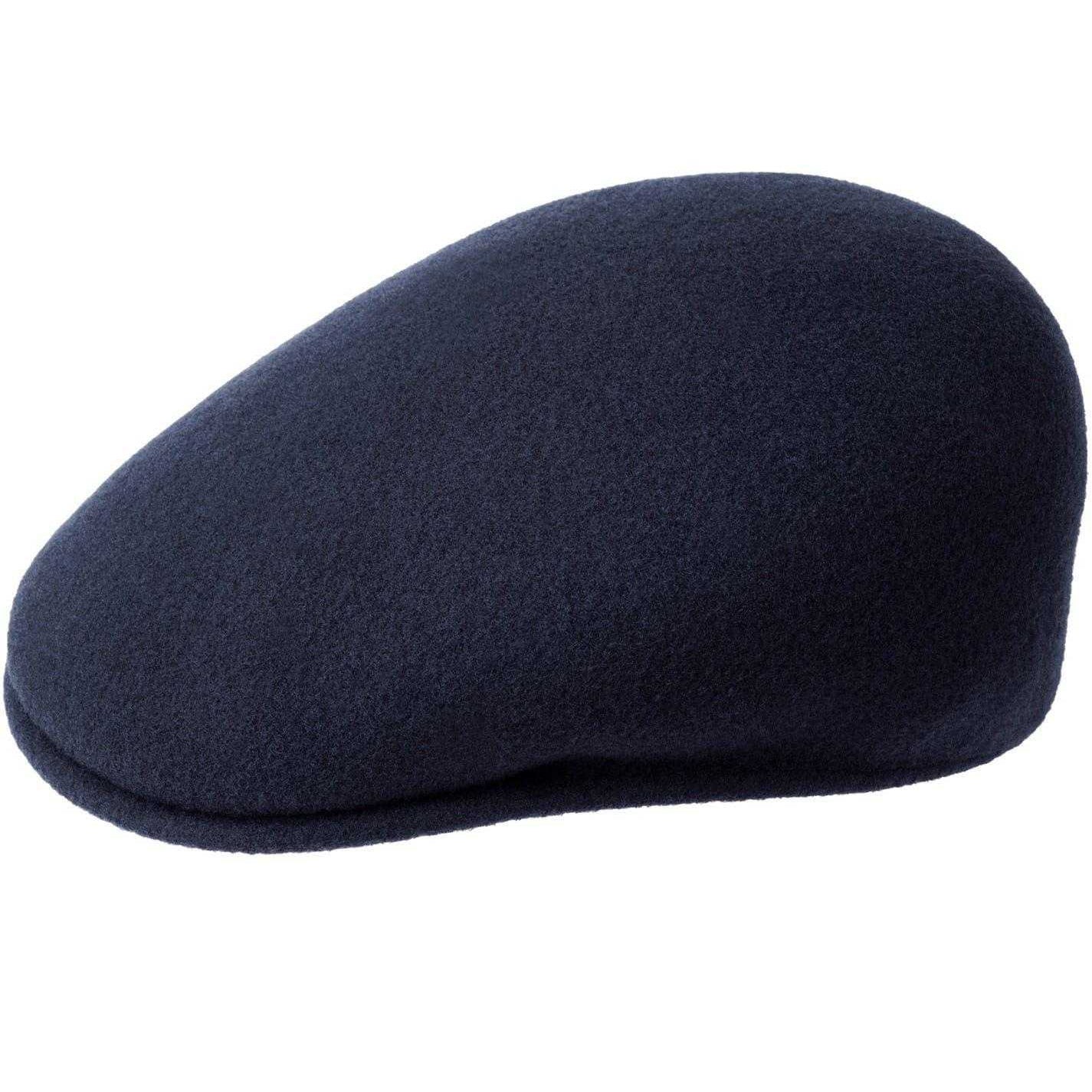 Dark Blue - Back - Kangol Unisex Adult 504 Wool Flat Cap