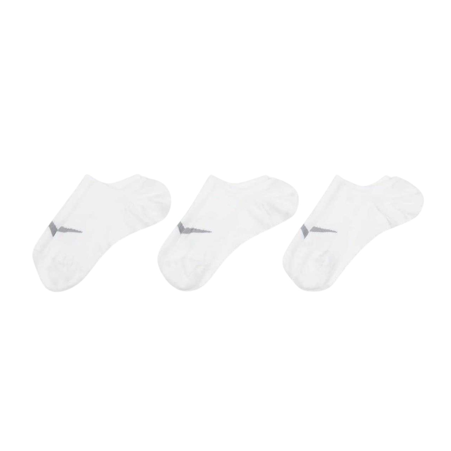White - Back - Nike Womens-Ladies Everyday Plus Trainer Socks (Pack of 3)