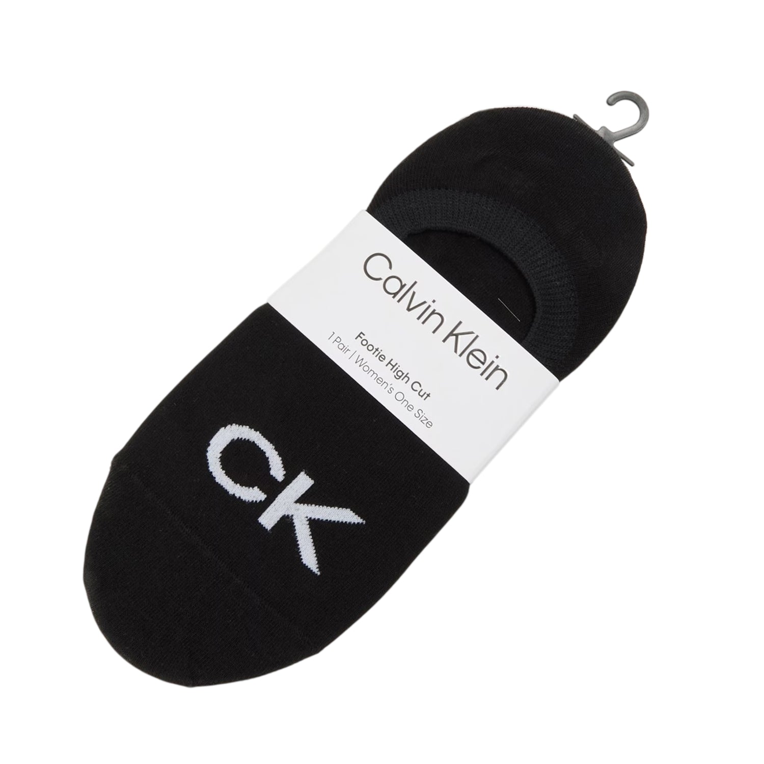 Black - Back - Calvin Klein Mens No-Show Socks