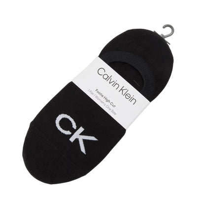 Black - Back - Calvin Klein Mens No-Show Socks