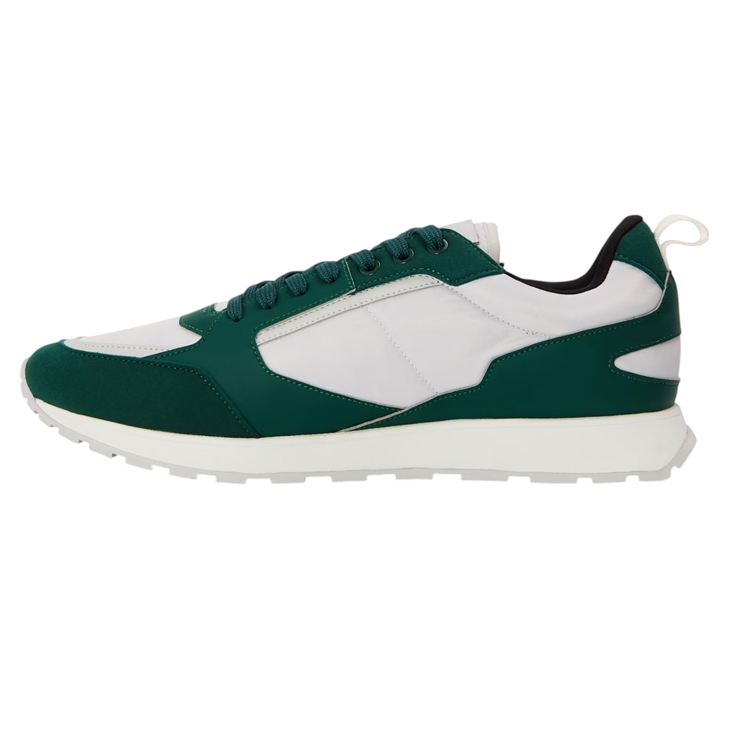 Green - Back - Hugo Mens Icelin Bamboo Trainers