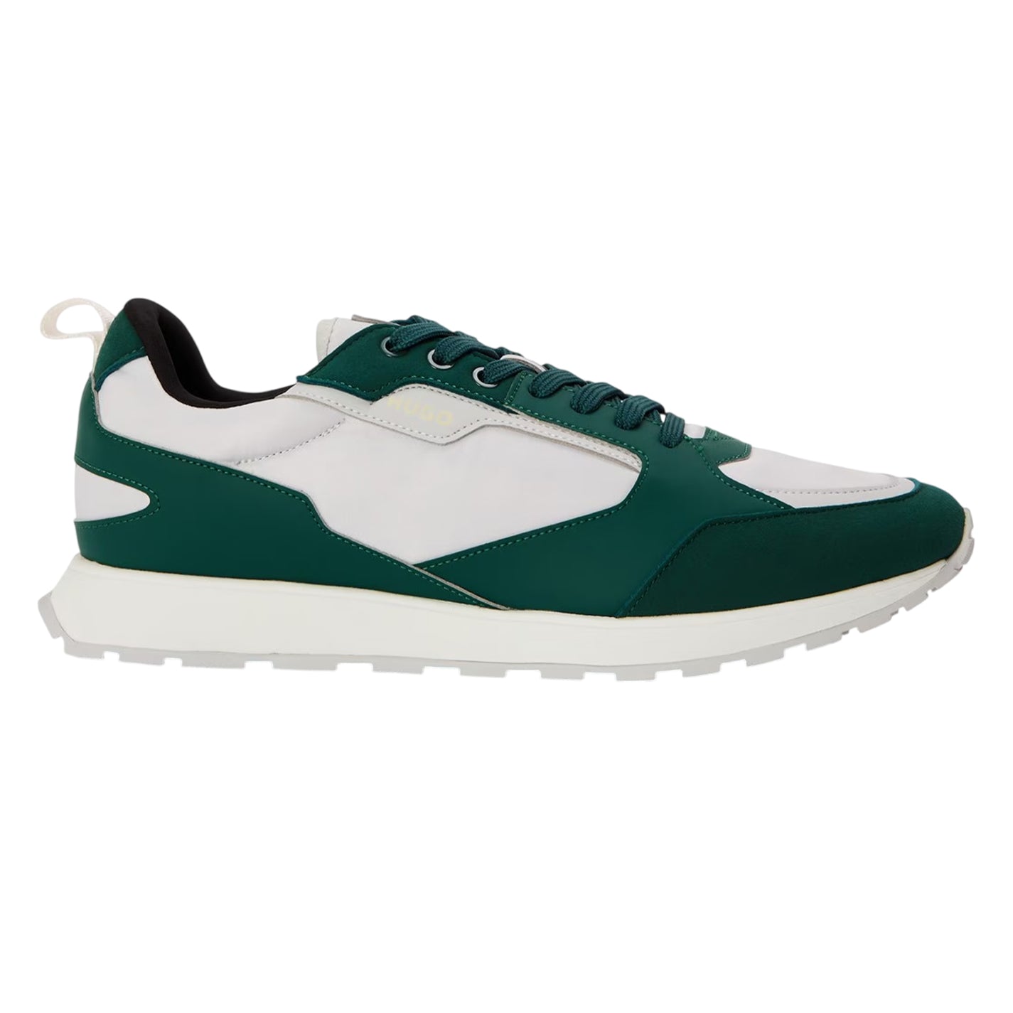 Green - Front - Hugo Mens Icelin Bamboo Trainers