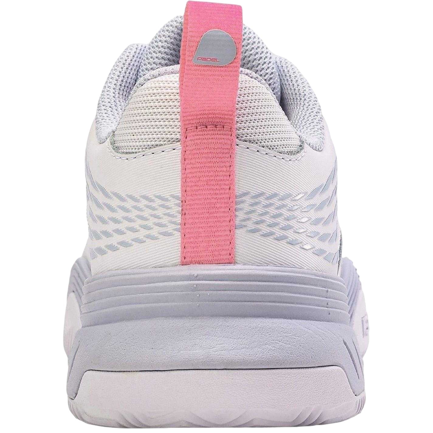White-Pink - Back - K-Swiss Womens-Ladies SpeedEx Padel Shoes