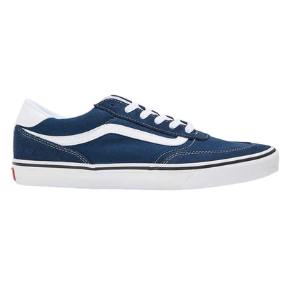 Dress Blue - Front - Vans Mens Brooklyn Canvas Low Trainers