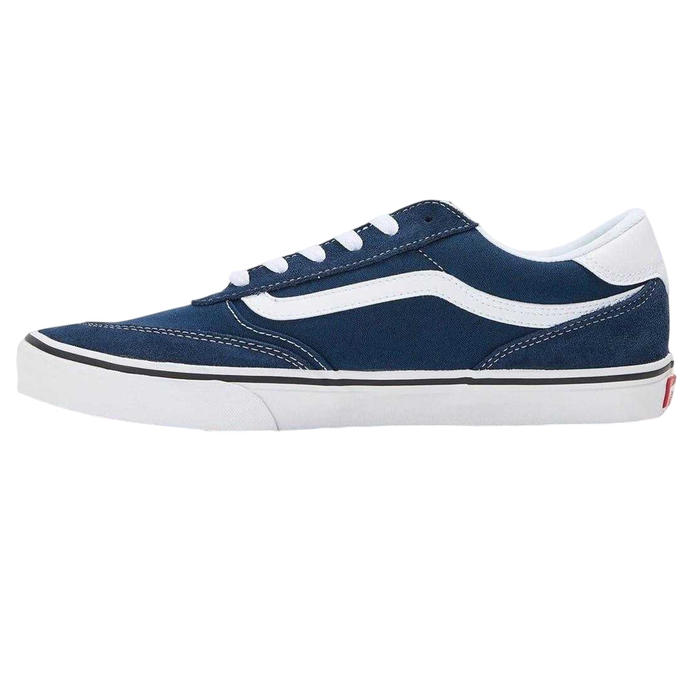 Dress Blue - Back - Vans Mens Brooklyn Canvas Low Trainers