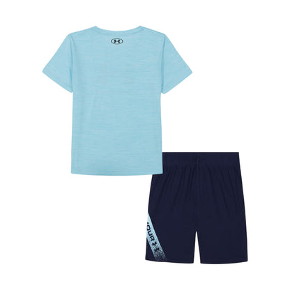 Stream - Back - Under Armour Boys Tech Large Logo T-Shirt & Shorts Set