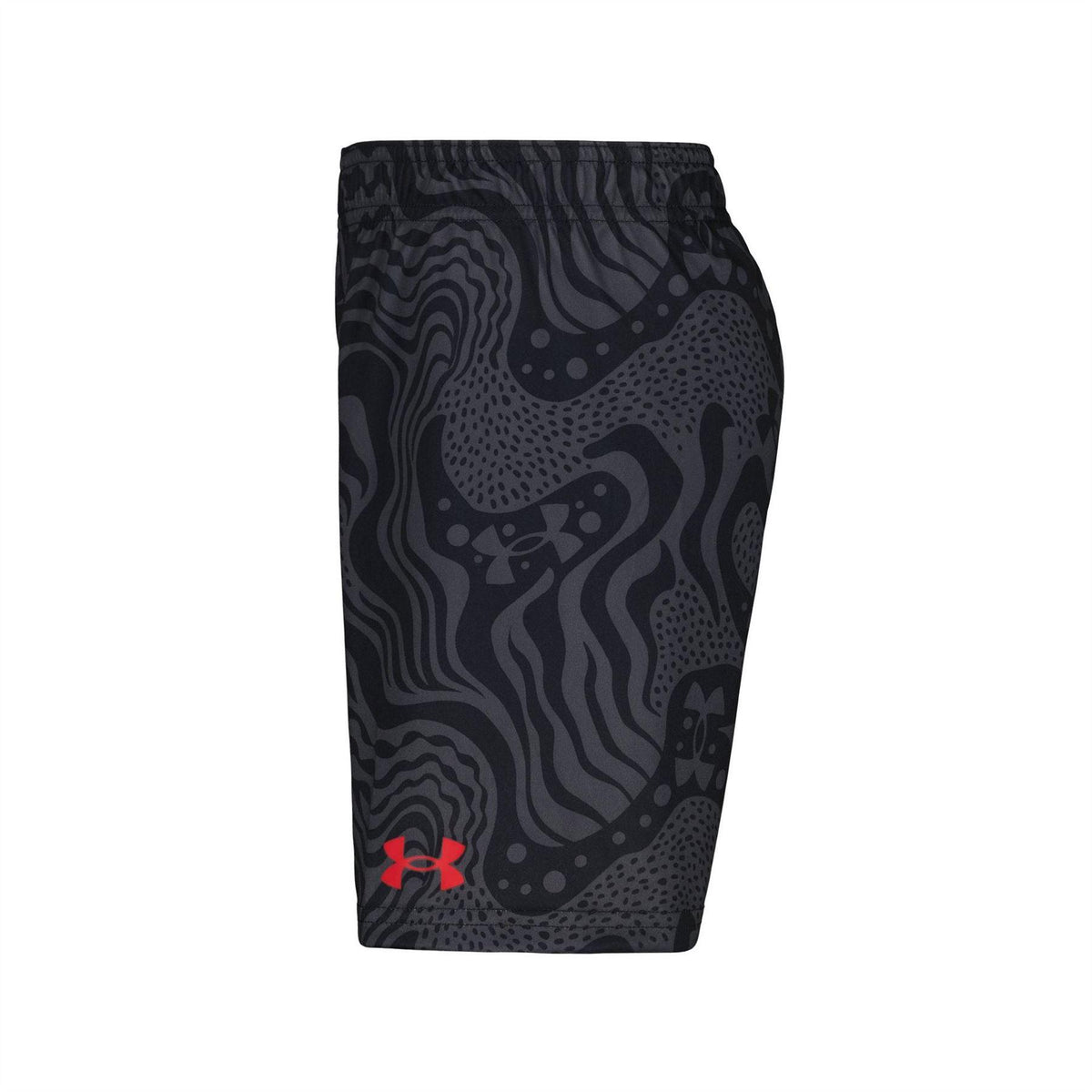 Red-Black - Lifestyle - Under Armour Boys Tech Large Logo T-Shirt & Shorts Set