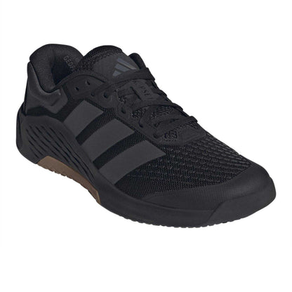 Black-Grey - Pack Shot - Adidas Mens Dropset4 Pwr Logo Shoes