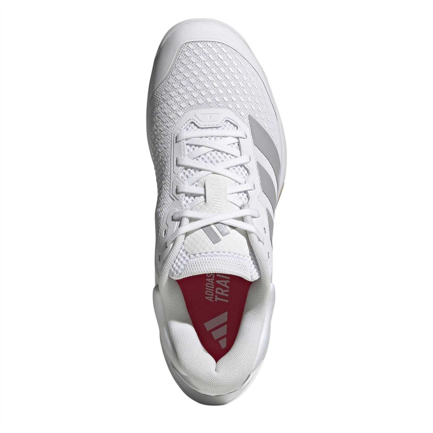 White-Silver - Lifestyle - Adidas Mens Dropset4 Pwr Logo Shoes