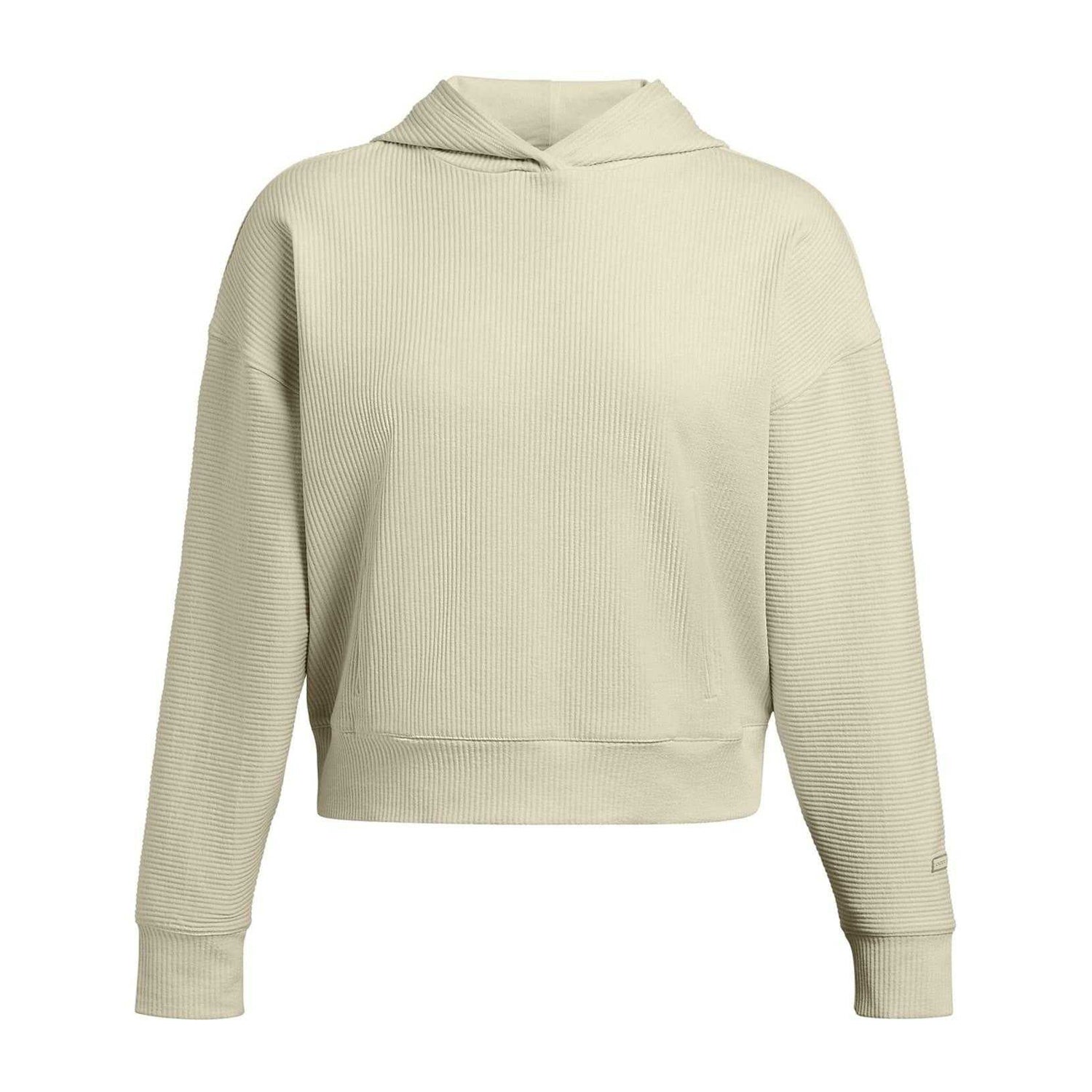 Brown - Front - Under Armour Womens-Ladies Journey Boxy Long-Sleeved Hoodie