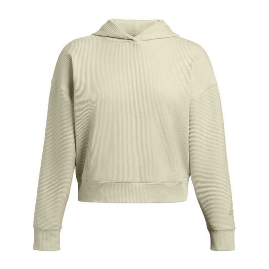 Brown - Front - Under Armour Womens-Ladies Journey Boxy Long-Sleeved Hoodie
