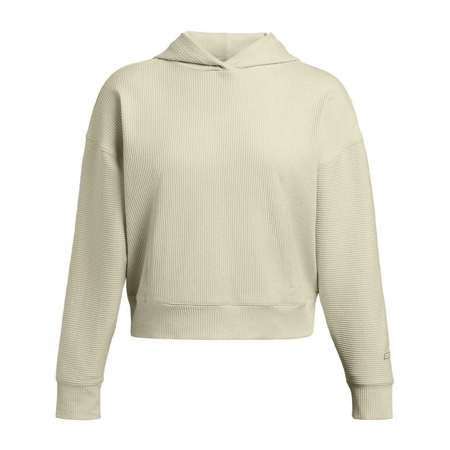Brown - Front - Under Armour Womens-Ladies Journey Boxy Long-Sleeved Hoodie