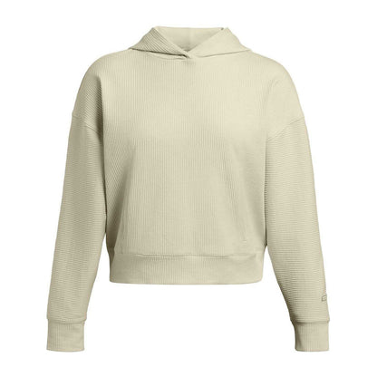 Brown - Front - Under Armour Womens-Ladies Journey Boxy Long-Sleeved Hoodie