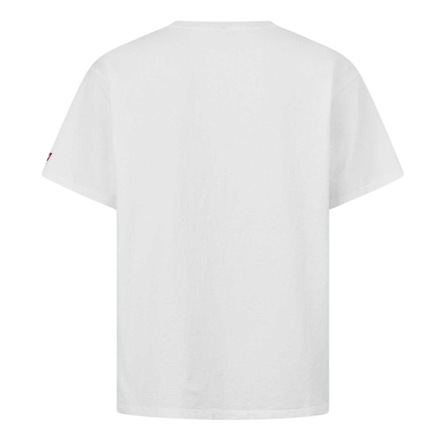 White - Back - Oasis Mens Logo Cotton T-Shirt