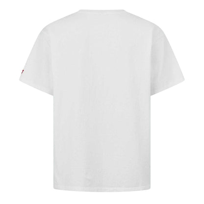 White - Back - Oasis Mens Logo Cotton T-Shirt