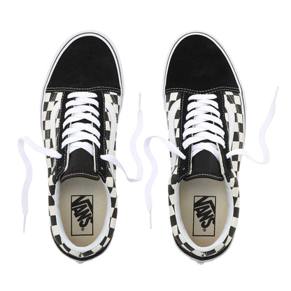 Check - Lifestyle - Vans Womens-Ladies Old Skool Suede Flat Skate Shoes