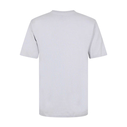 Medium Grey - Back - Adidas Mens Logo Cotton T-Shirt