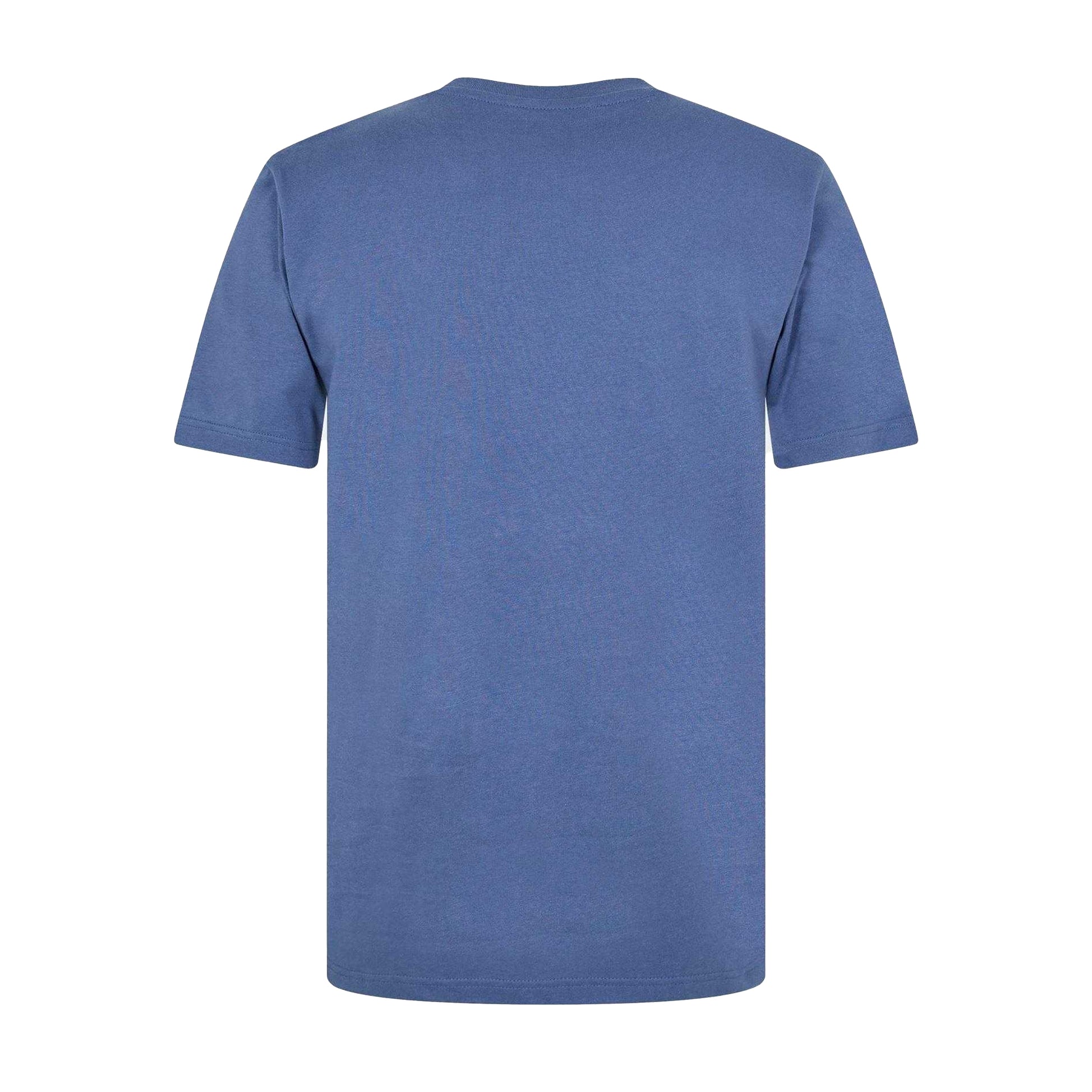 Navy-Teal - Back - Adidas Mens Logo Cotton T-Shirt