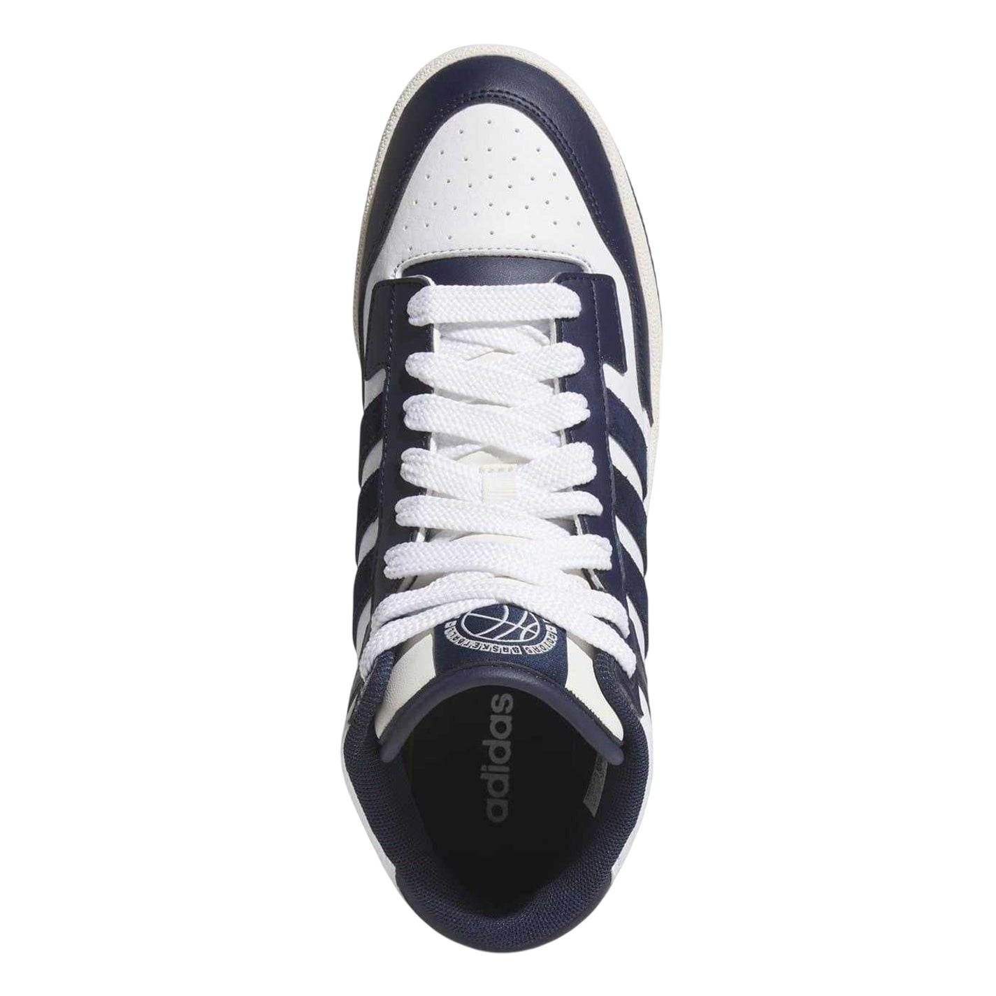 Black-White - Lifestyle - Adidas Mens Rapid Court High-top High Top Trainers