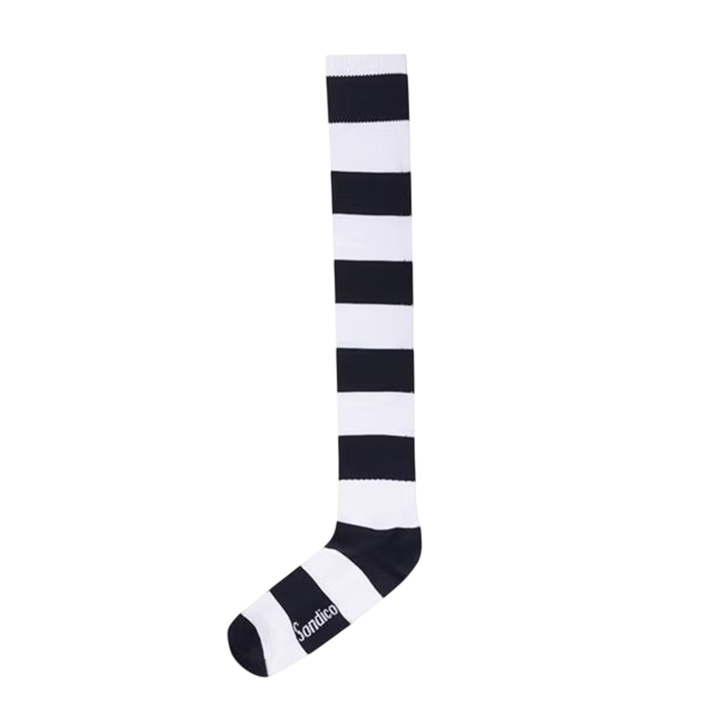 Navy-White - Front - Sondico Childrens-Kids Contrast Striped Football Socks