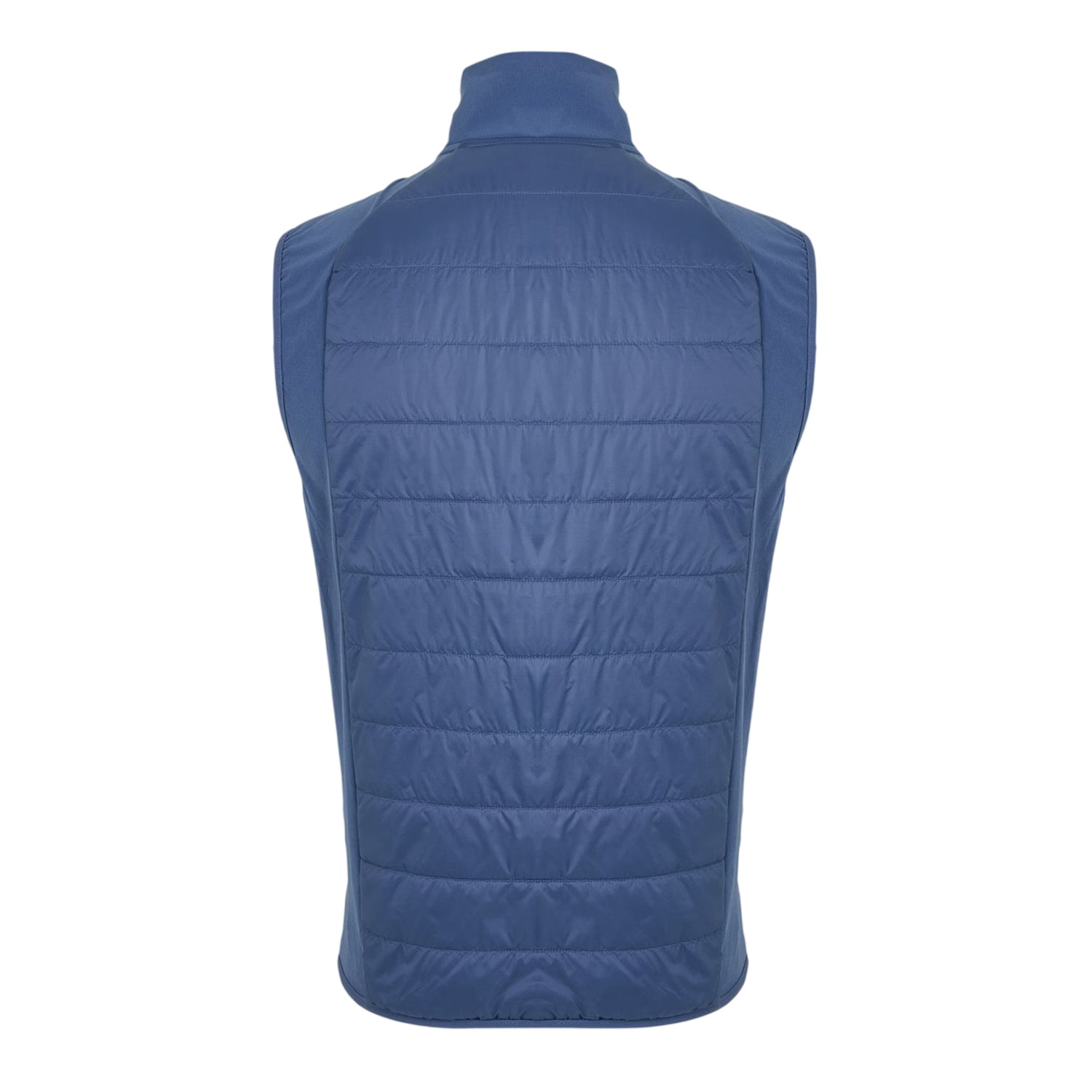 Grey - Back - Under Armour Mens Hybrid Sleeveless Vest Top