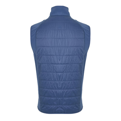 Grey - Back - Under Armour Mens Hybrid Sleeveless Vest Top