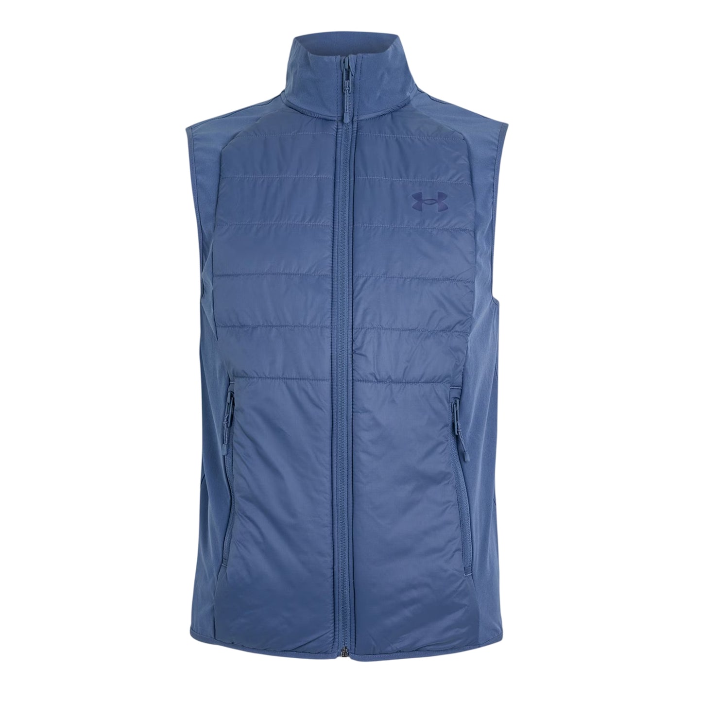 Grey - Front - Under Armour Mens Hybrid Sleeveless Vest Top
