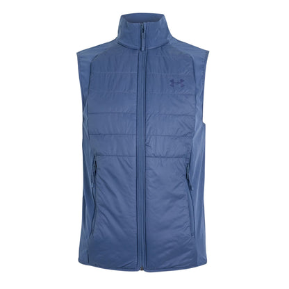 Grey - Front - Under Armour Mens Hybrid Sleeveless Vest Top