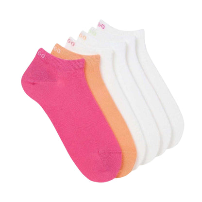 Multicoloured - Back - Hugo Mens Cotton Blend Ankle Socks