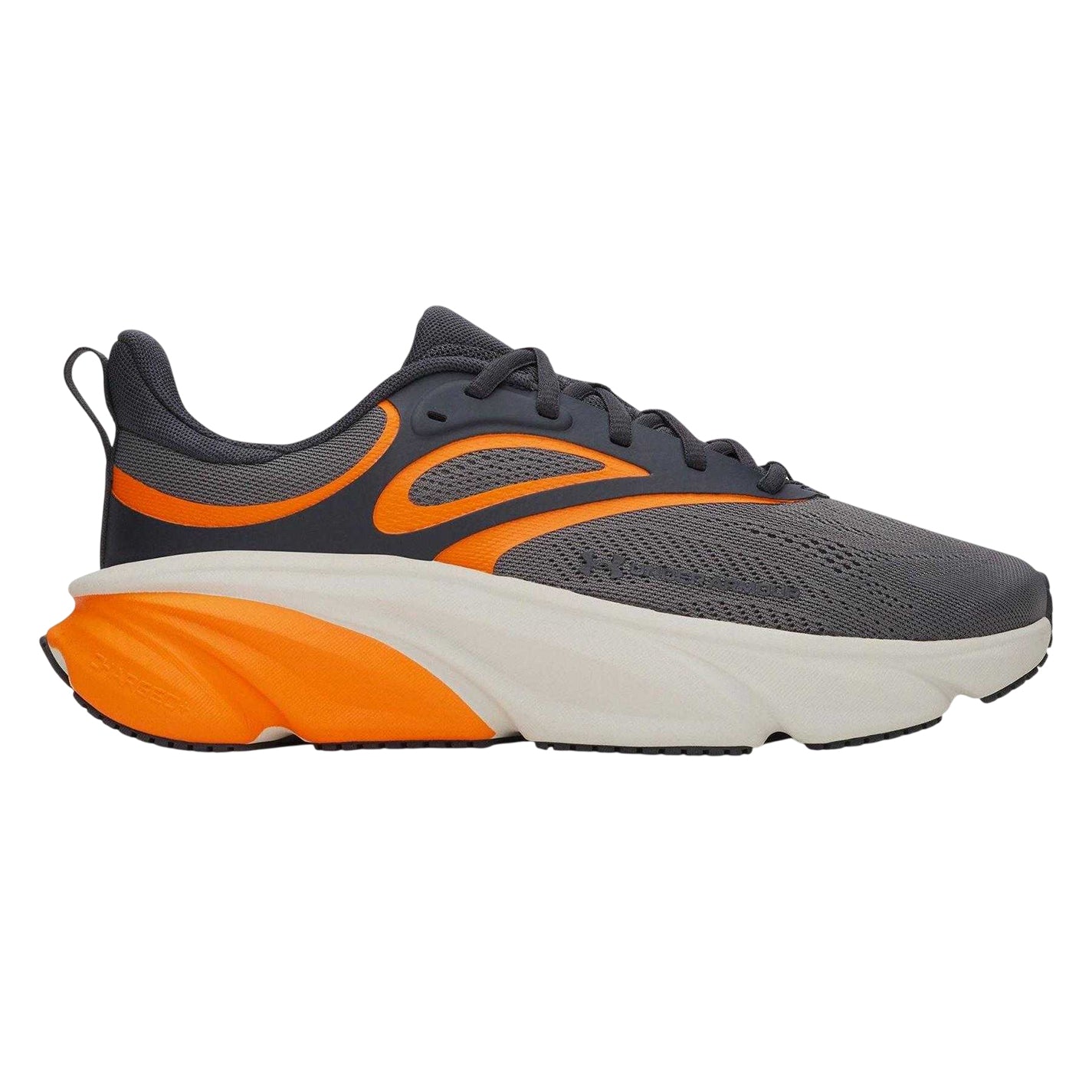 Castle Rock-Orange-Anthracite - Front - Under Armour Mens Rogue 6 Trainers