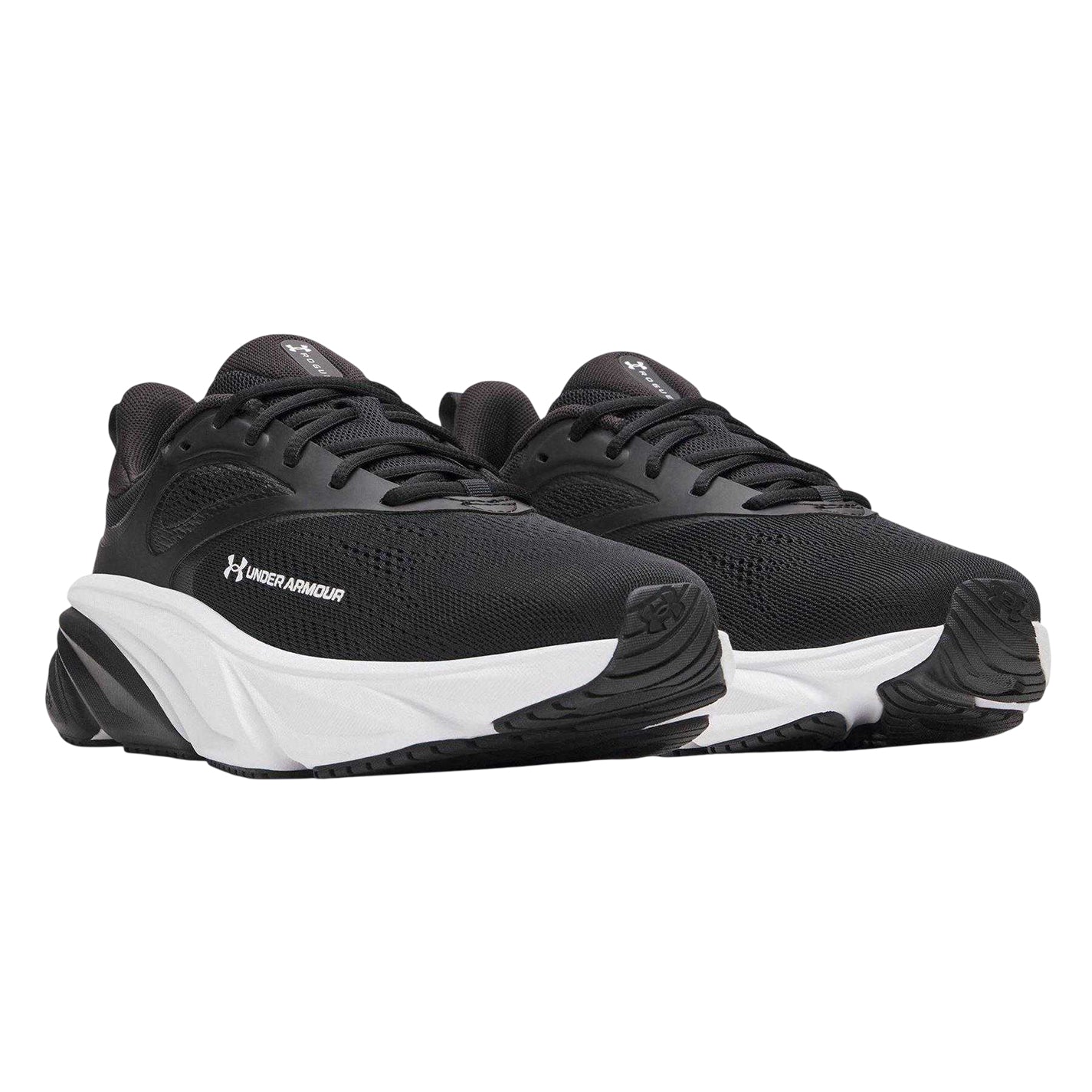 Black-White - Pack Shot - Under Armour Mens Rogue 6 Trainers