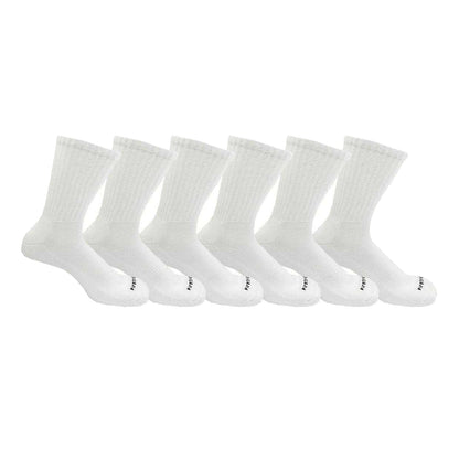 White - Front - Firetrap Mens Logo Crew Socks (Pack of 6)