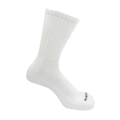 White - Back - Firetrap Mens Logo Crew Socks (Pack of 6)