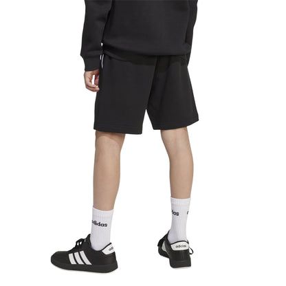 Black-White - Back - Adidas Childrens-Kids Collegiate Shorts