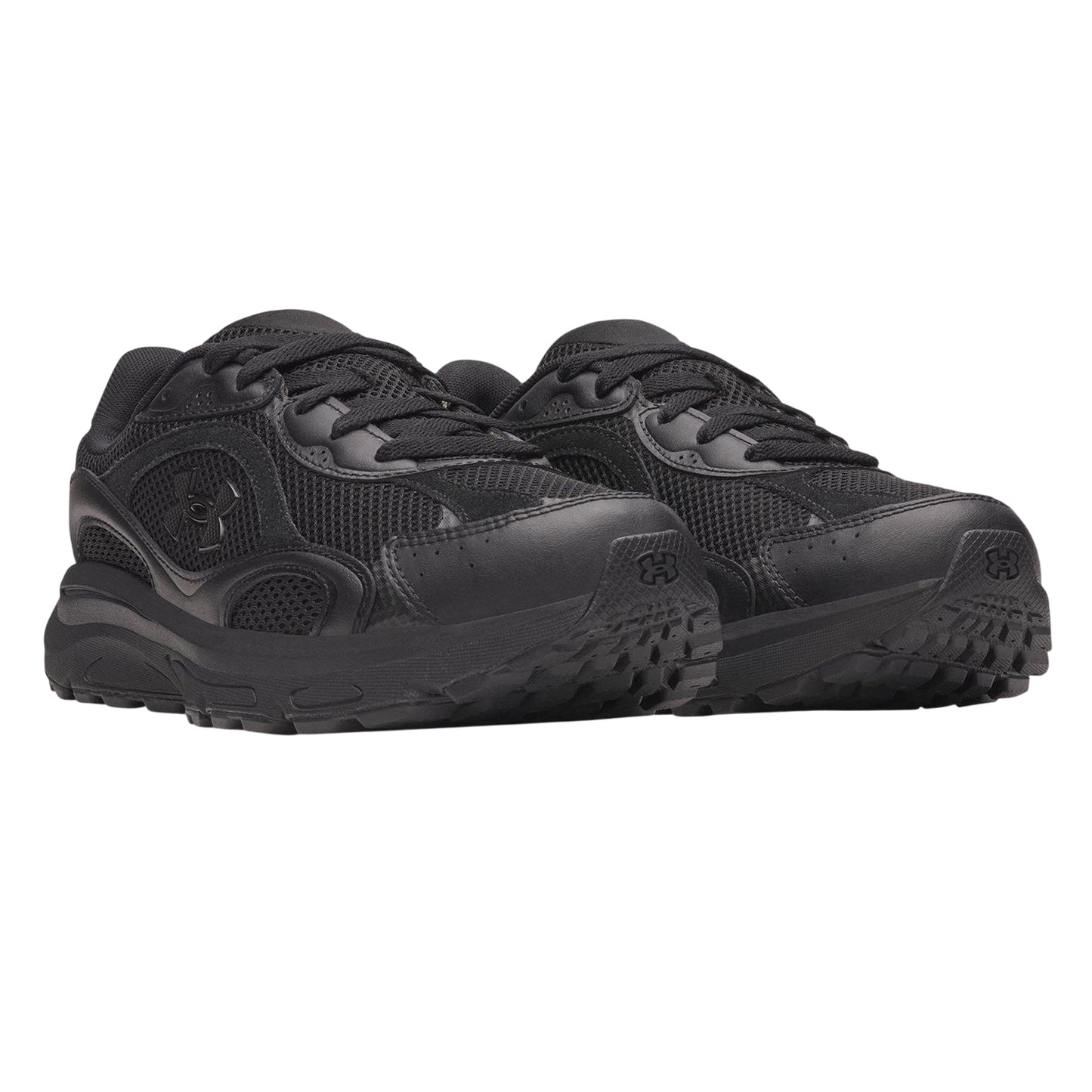 Triple Black - Lifestyle - Under Armour Mens Tech Athletic Leather Trainers