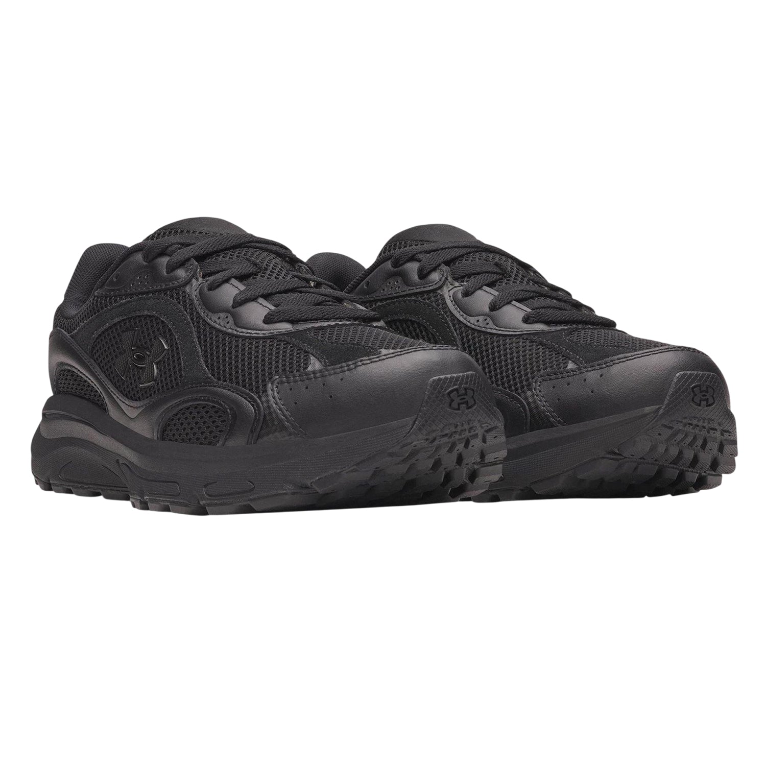 Triple Black - Lifestyle - Under Armour Mens Tech Athletic Leather Trainers