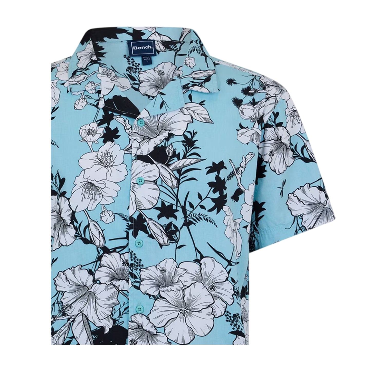 Sky - Side - Bench Mens Floral Relaxed Fit Shirt