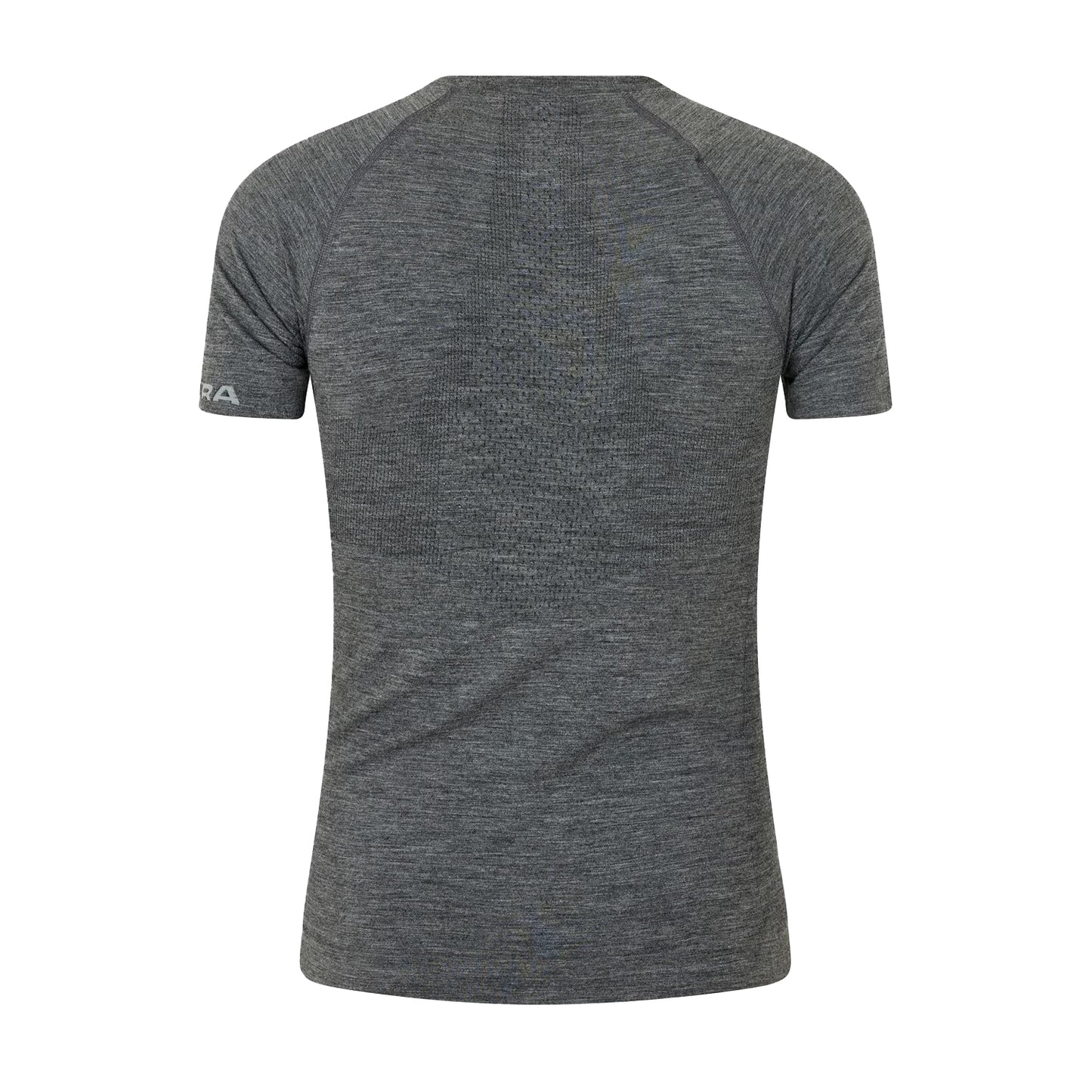 Grey - Back - Endura Mens Pross Logo Base Layer Top