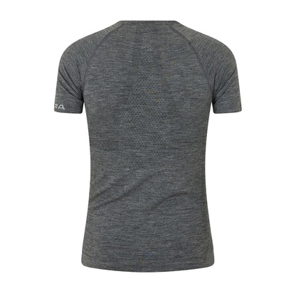 Grey - Back - Endura Mens Pross Logo Base Layer Top