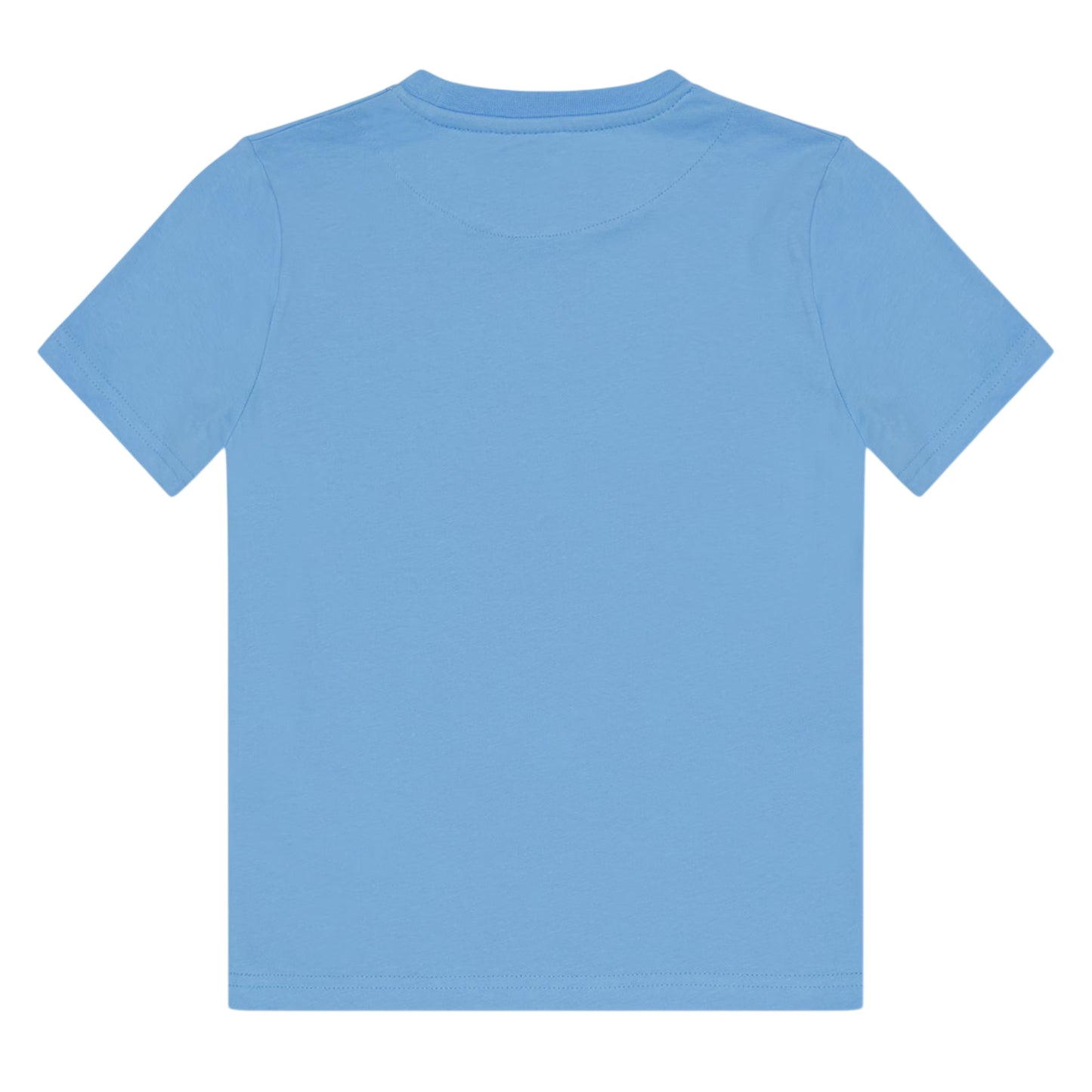 Blue - Back - Farah Childrens-Kids Denny Embroidered Logo T-Shirt