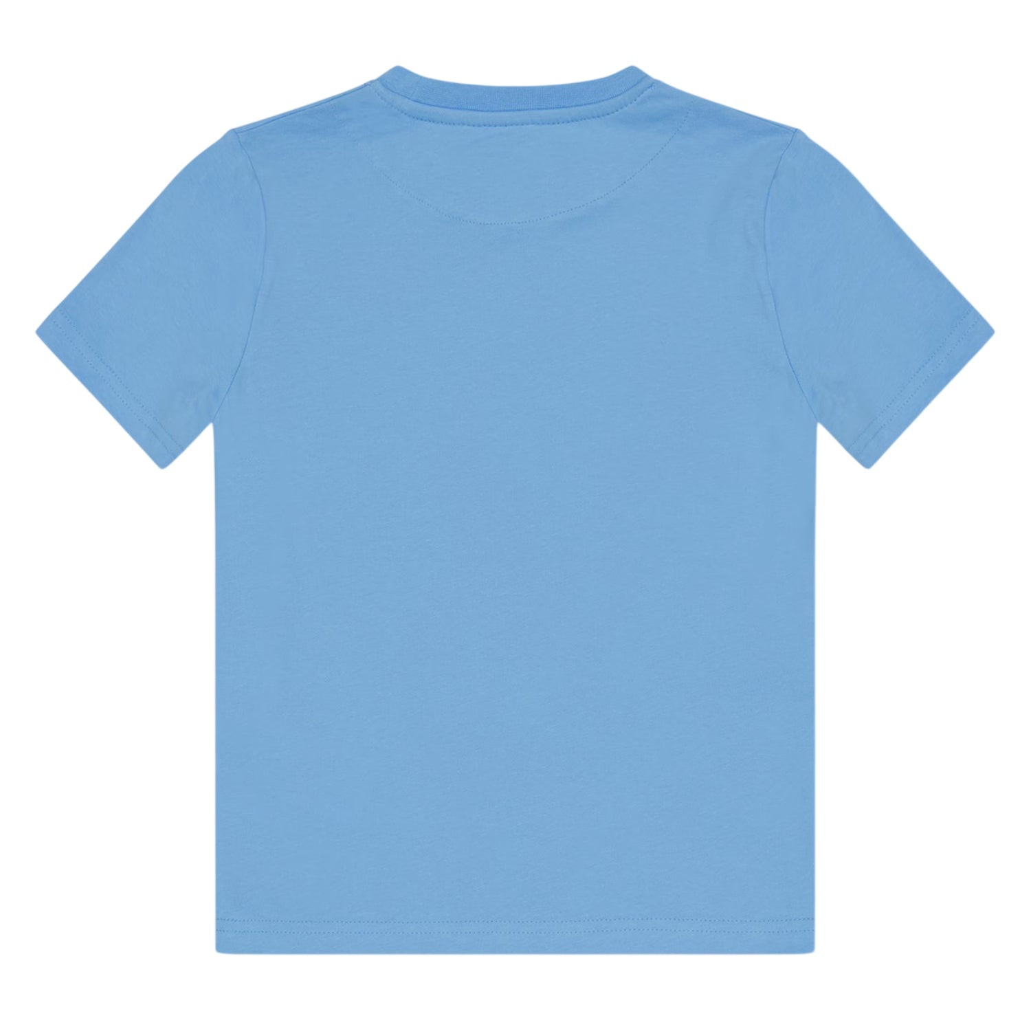 Blue - Back - Farah Childrens-Kids Denny Embroidered Logo T-Shirt